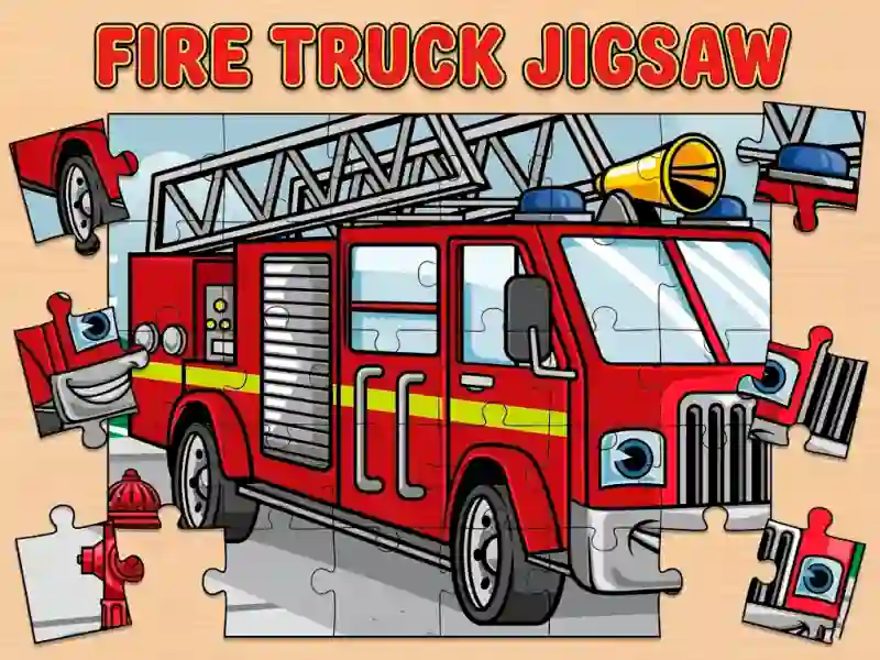 游戏Fire Truck Jigsaw在线