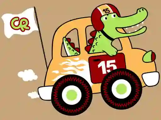 游戏Fast Racing Cars Coloring在线