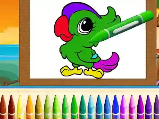 游戏Cute Animals Coloring在线