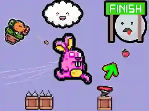 游戏Cute Rabbit's Challenging Adventure在线