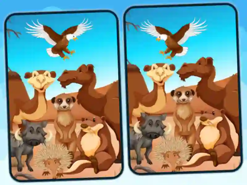 游戏Spot 5 Differences Deserts在线