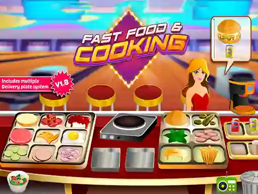 游戏Fast Food & Cooking在线