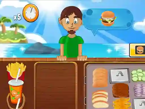 游戏Beach Burger在线