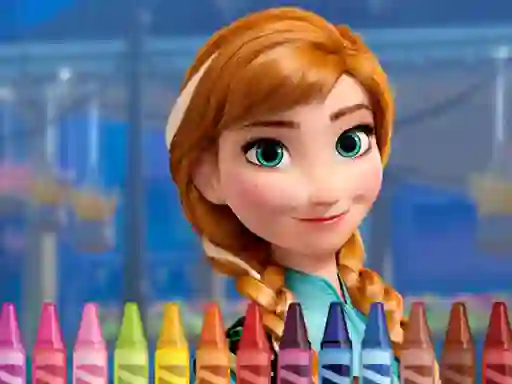 游戏Anna Frozen Coloring在线