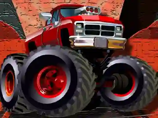 游戏Crazy Monster Trucks Puzzle在线