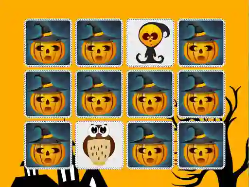 游戏Kids Memory Game Halloween在线