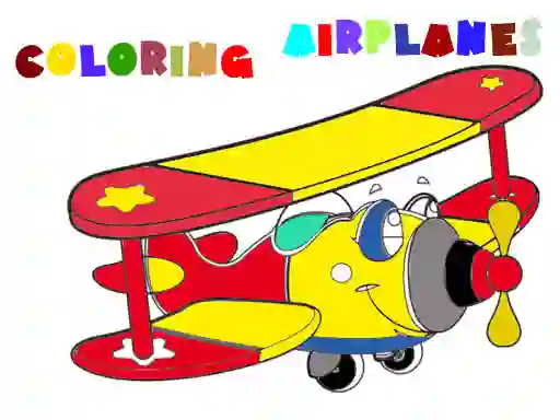 游戏Coloring Book Airplane 2在线