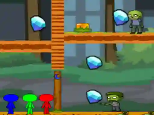 游戏StickMan Bros Vs Zombies在线