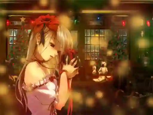 游戏Anime Christmas Jigsaw Puzzle 2在线