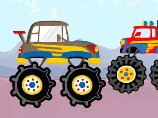 游戏Fun Monster Trucks Jigsaw在线