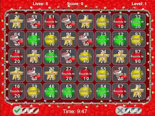 游戏Christmas Number Crunch Rounding在线