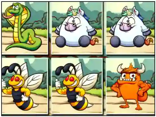 游戏Animals Memo Match在线