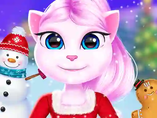 游戏Cat Girl Christmas Decor Game在线
