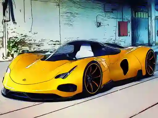 游戏Futuristic Car Models在线