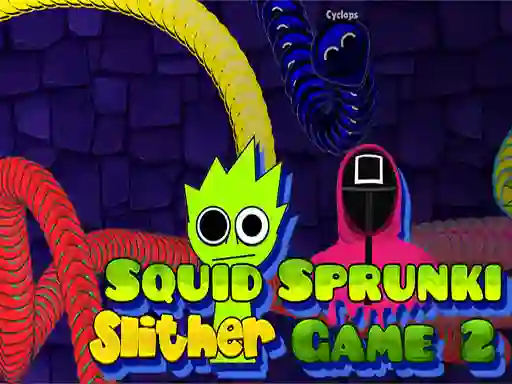 游戏Squid Sprunki Slither Game 2在线