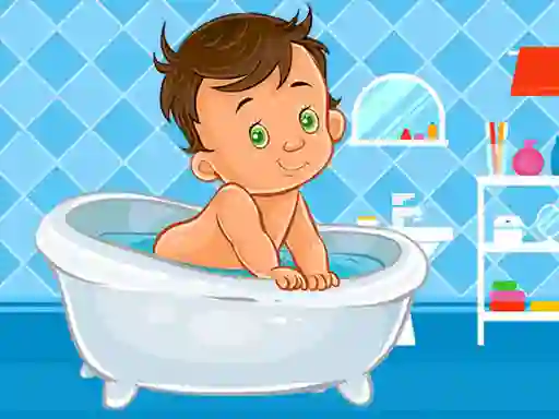 游戏Baby Bath Jigsaw在线