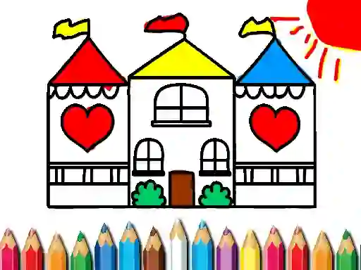 游戏Back To School Coloring Book DOLL HOUS在线
