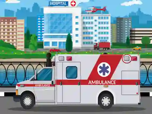 游戏Ambulance Trucks Differences在线