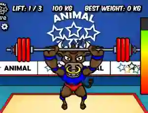 游戏Animal Olympics Weight Lifting在线