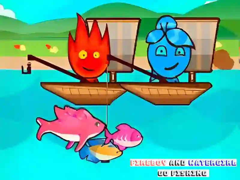 游戏FireBoy And WaterGirl Go Fishing在线