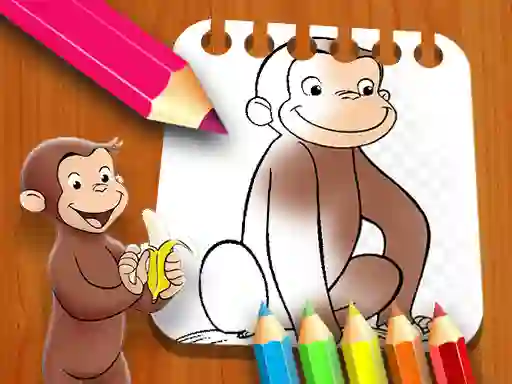 游戏Curious George Coloring Book在线