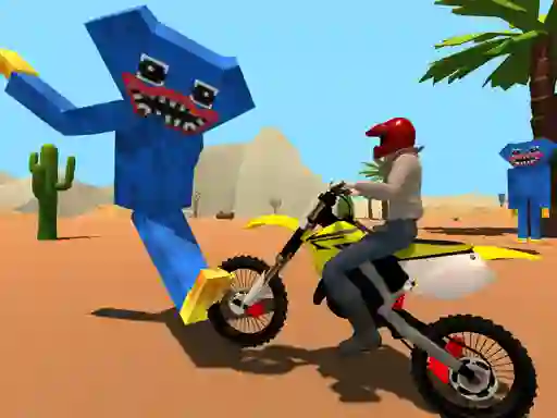游戏Motoracer vs Huggy在线