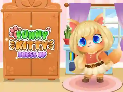 游戏Funny Kitty Dress Up在线