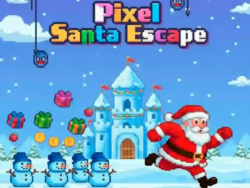 游戏Pixel Santa Escape在线