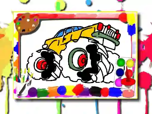 游戏Monster Truck Coloring Book在线