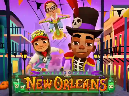 游戏Subway Surfers: Orleans Halloween在线
