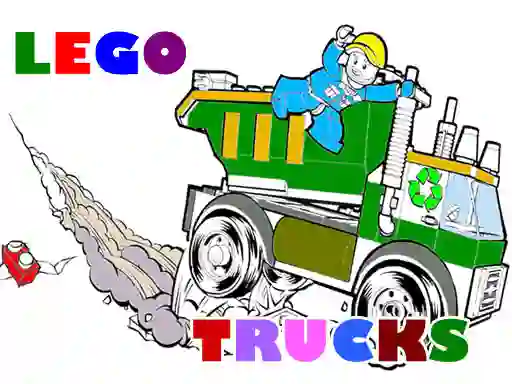 游戏Lego Trucks Coloring在线