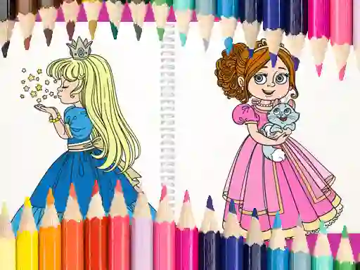 游戏Beautiful Princess Coloring Book在线