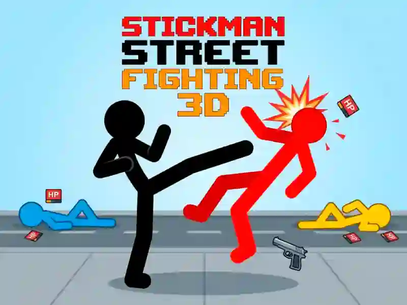 游戏Stickman Street Fighting 3d在线