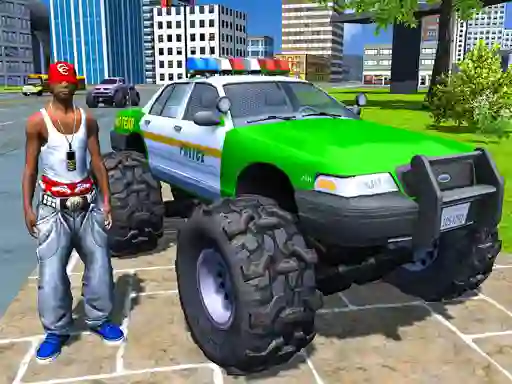游戏Monster Truck Stunts Driving Simulator在线