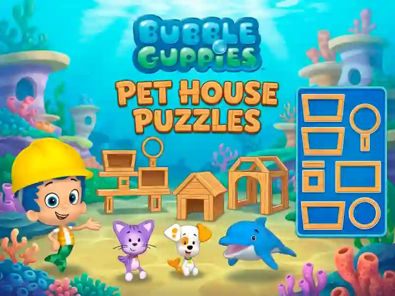 游戏Bubble Guppies Pet House Puzzles在线