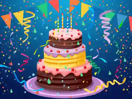 游戏Birthday cake puzzle在线