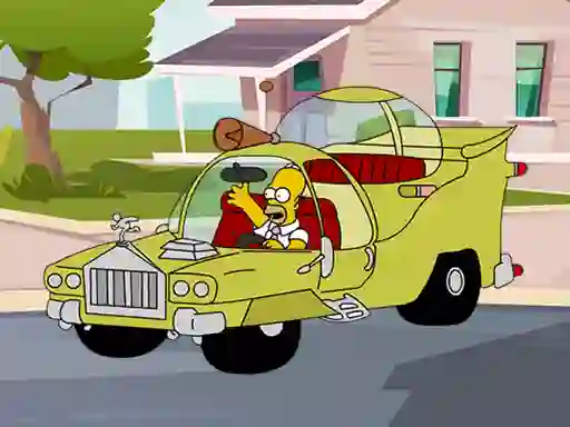 游戏The Simpsons Car Jigsaw在线