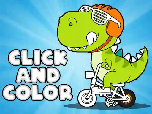 游戏Click And Color Dinosaurs在线