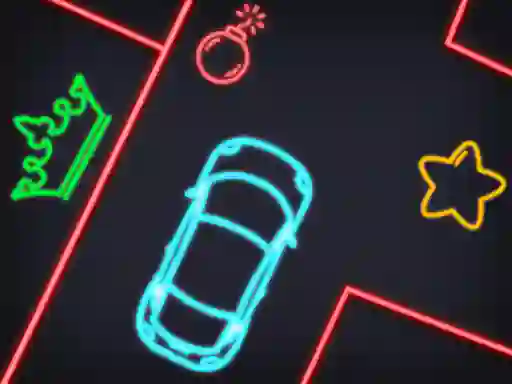 游戏Neon Car Puzzle在线