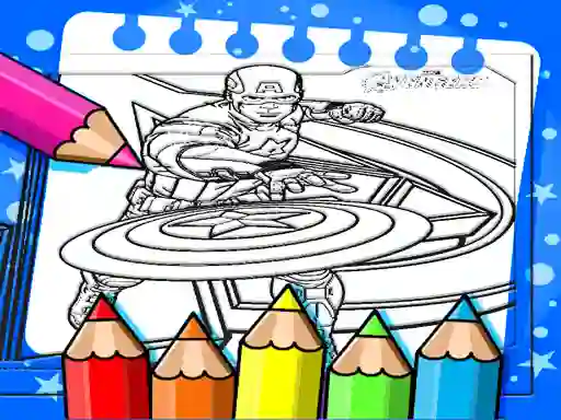 游戏Captain America Coloring Book在线