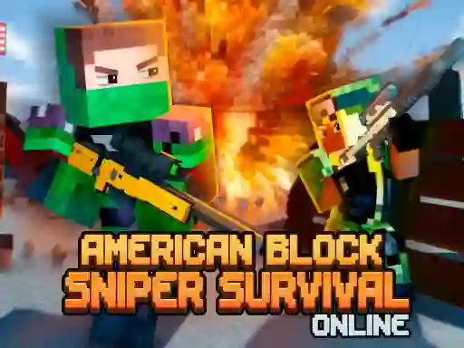 游戏American Block Sniper Survival Online在线