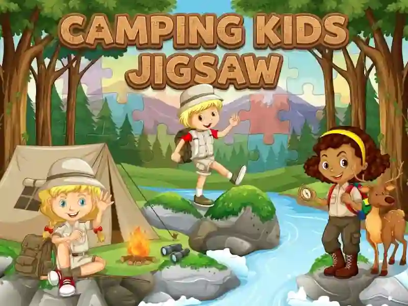 游戏Camping kids jigsaw在线