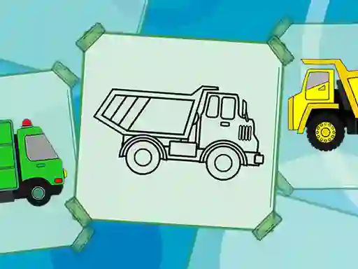 游戏Truck Coloring Book在线