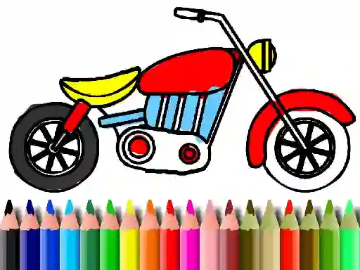 游戏Back To School: Motorbike Coloring在线
