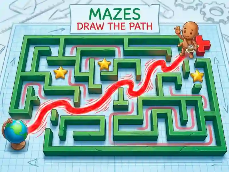游戏Mazes Draw The Path在线