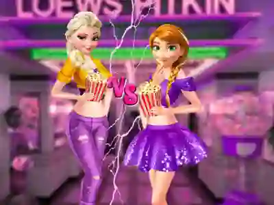 游戏Ellie and Annie Movie Night在线