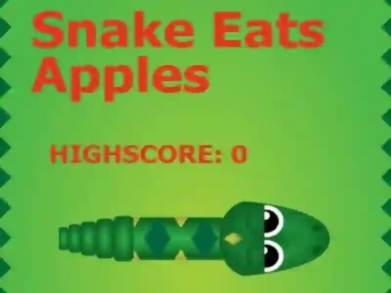 游戏Snake Eats Apples在线