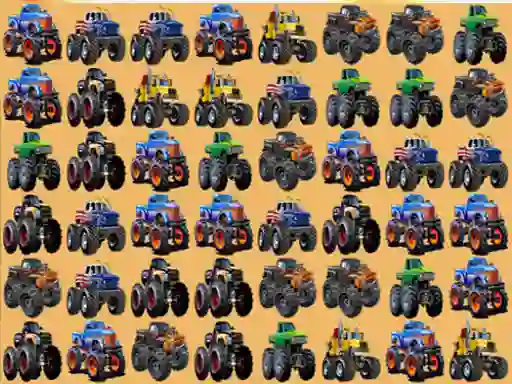 游戏Monsters Trucks Match 3在线