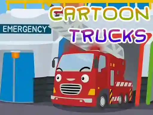 游戏Cartoon Trucks Jigsaw在线