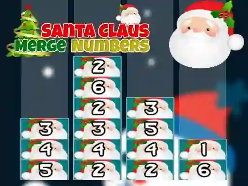 游戏Santa Claus Merge Numbers在线